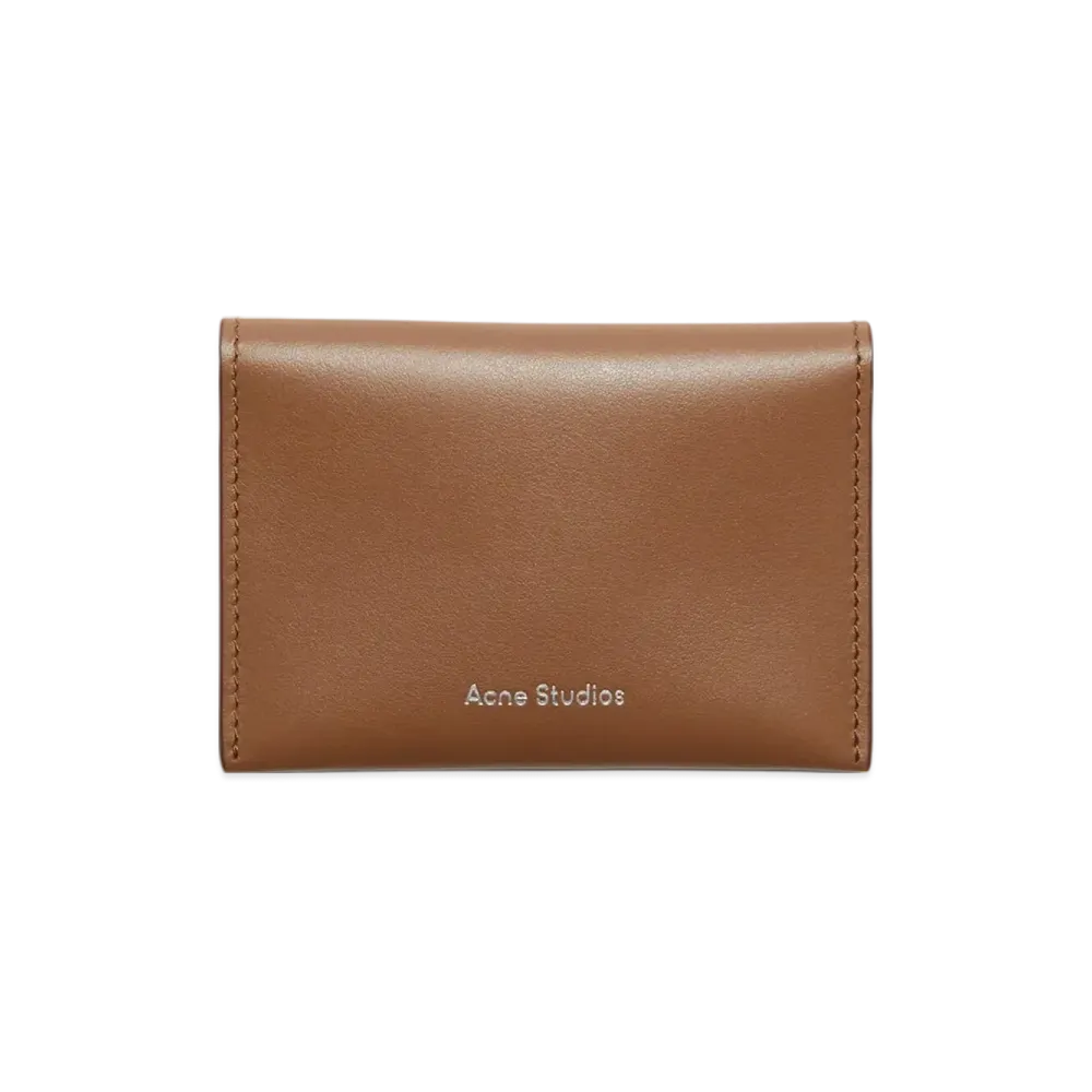 Acne Studios Folded Card Holder "Rose Melange"