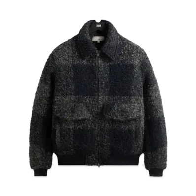 Kith &Kin Boucle Check Hawthorne Flight Jacket "Vista"