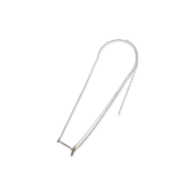 Ground Y x Jujutsu Kaisen Kugisaki's Straw Doll Necklace "Silver Gold"