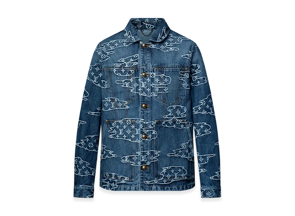 Louis Vuitton × NIGO Monogram Denim Workwear Blouson "Indigo"