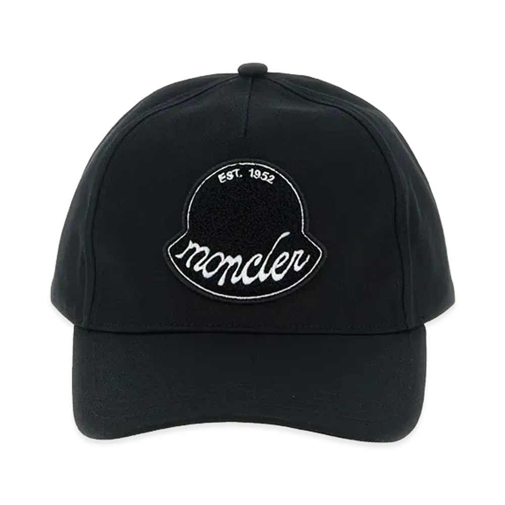 MONCLER Baseball Cap Hat "Black"