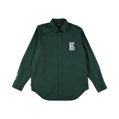WIND AND SEA SDCL (WDS) Broad Shirt "Green"