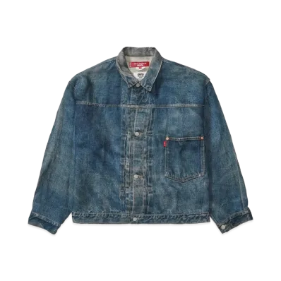 eYe JUNYA WATANABE MAN x Levi's x BerBerJin S506XX 1944 Transfer Printed Jacket "Indigo"