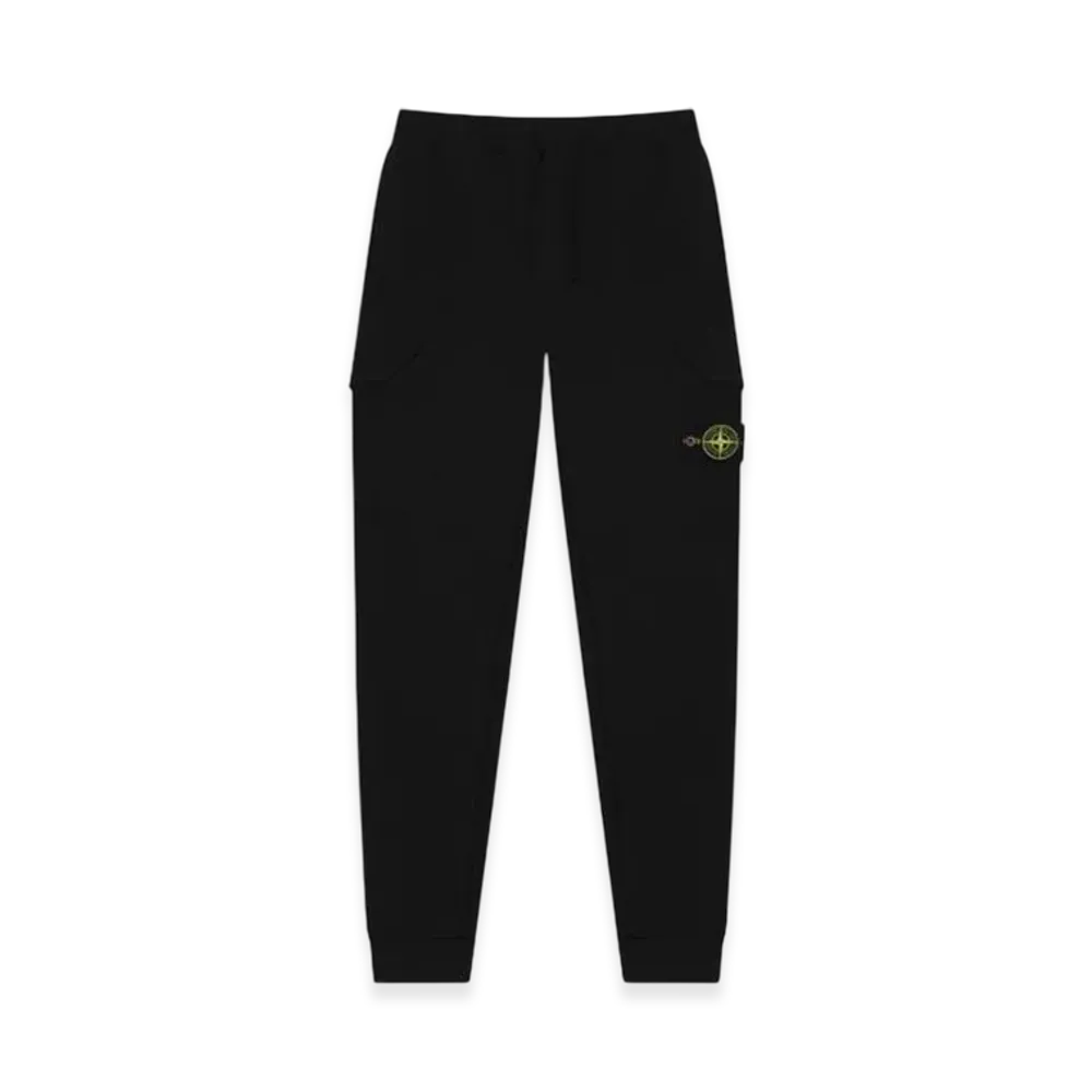 Stone Island 63220 Brushed Cotton Fleece Pants - 20FW "Black"