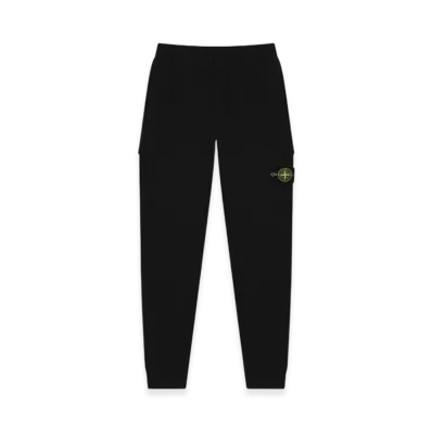 Stone Island 63220 Brushed Cotton Fleece Pants - 20FW "Black"