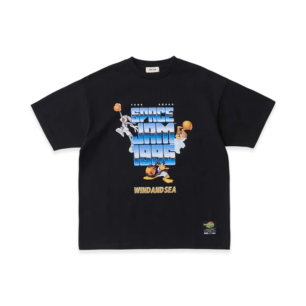 WIND AND SEA x SPACE JAM Tee "Black"