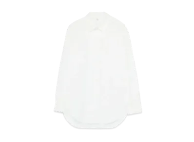 Yohji Yamamoto Y's BROAD LEFT DOUBLE FLAP BLOUSE "White"