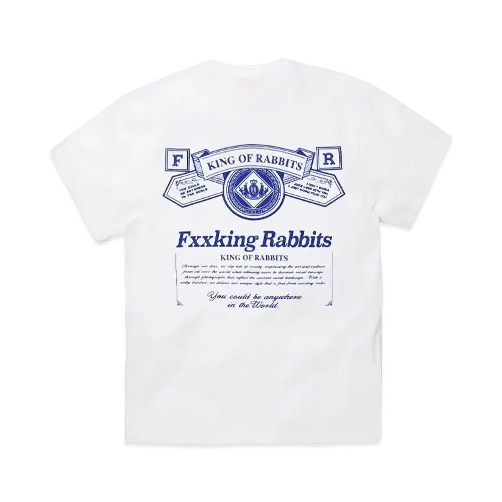 FR2 King Of Rabbits T-shirt "White"