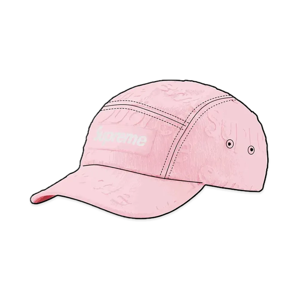 Supreme Lasered Twill Camp Cap "Pink"