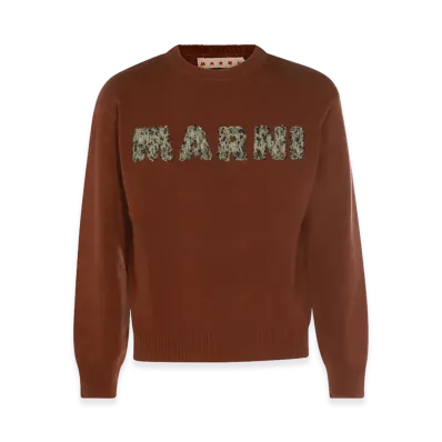 MARNI Sweaters "Brown"