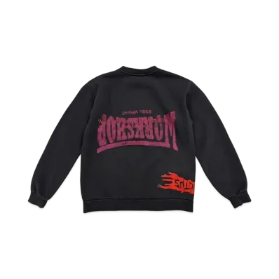 Travis Scott Cactus Jack x 032C Workshop Crewneck "Black"