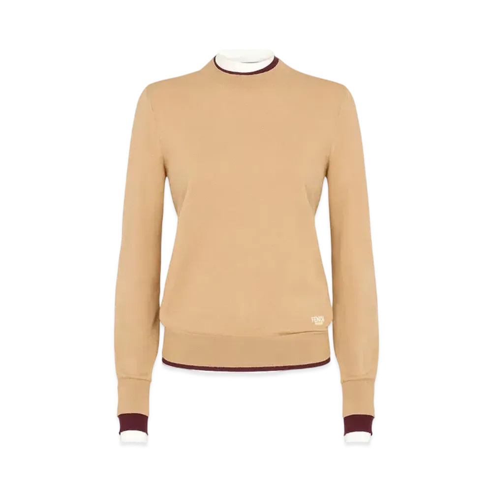 FENDI Women's Wool Sweater "Beige"