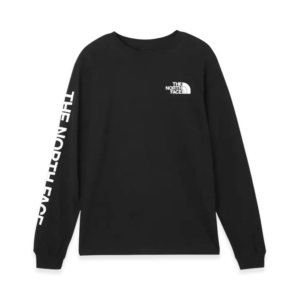 The North Face L/S Hit Graphic Tee "Black/White"