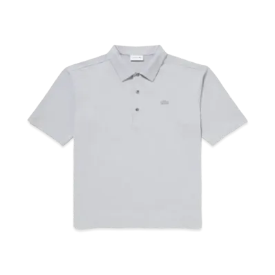 LACOSTE Pique Ground Polo Shirt "Grey"