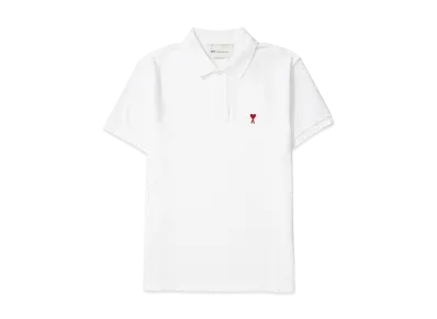 AMI PARIS Women's Polo Shirt "White"
