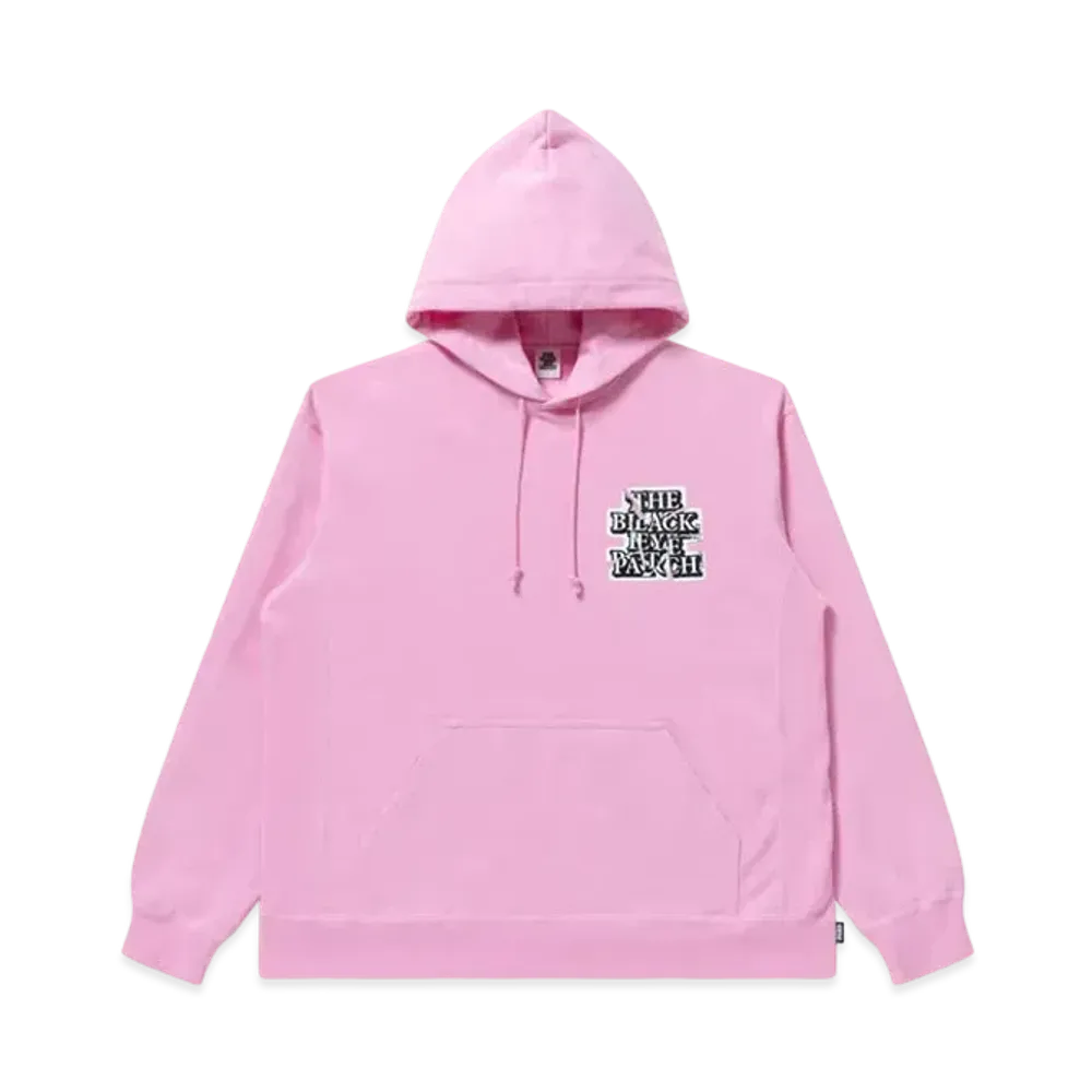 Black Eye Patch Torn OG Label Hoodie "Pink"