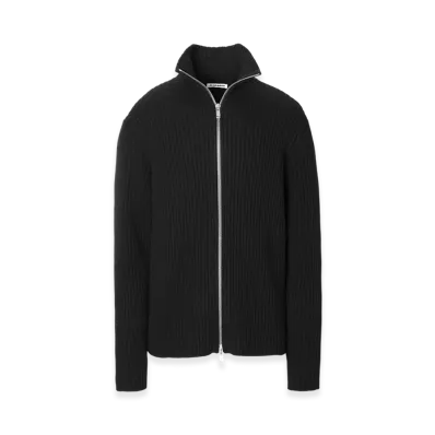 Jil Sander Zip-Up Knit "Black"