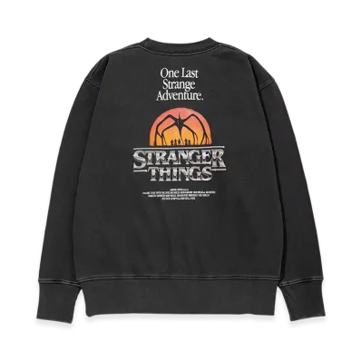 Netflix Stranger Things x V.A. Crewneck Sweat MIND FLAYER "Black"