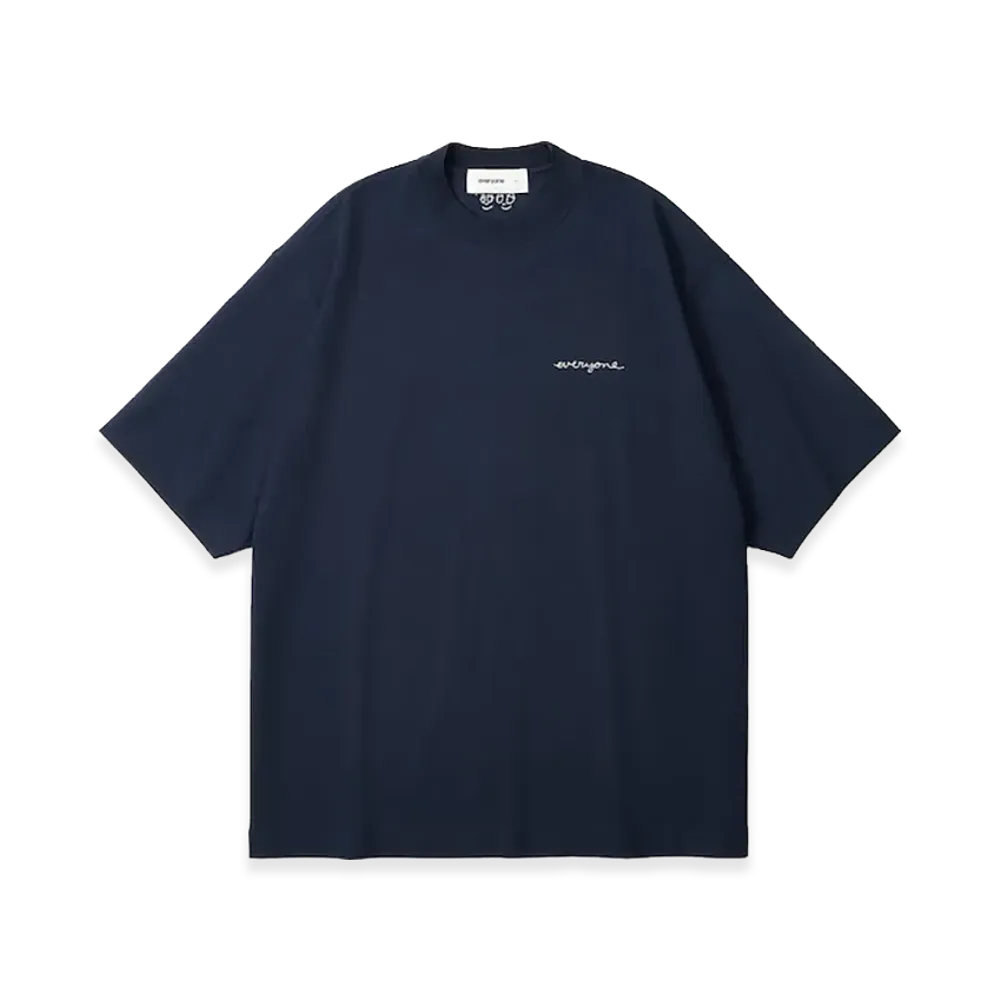 everyone J.30000 Rooftop Logo Tee Shirt "Navy"