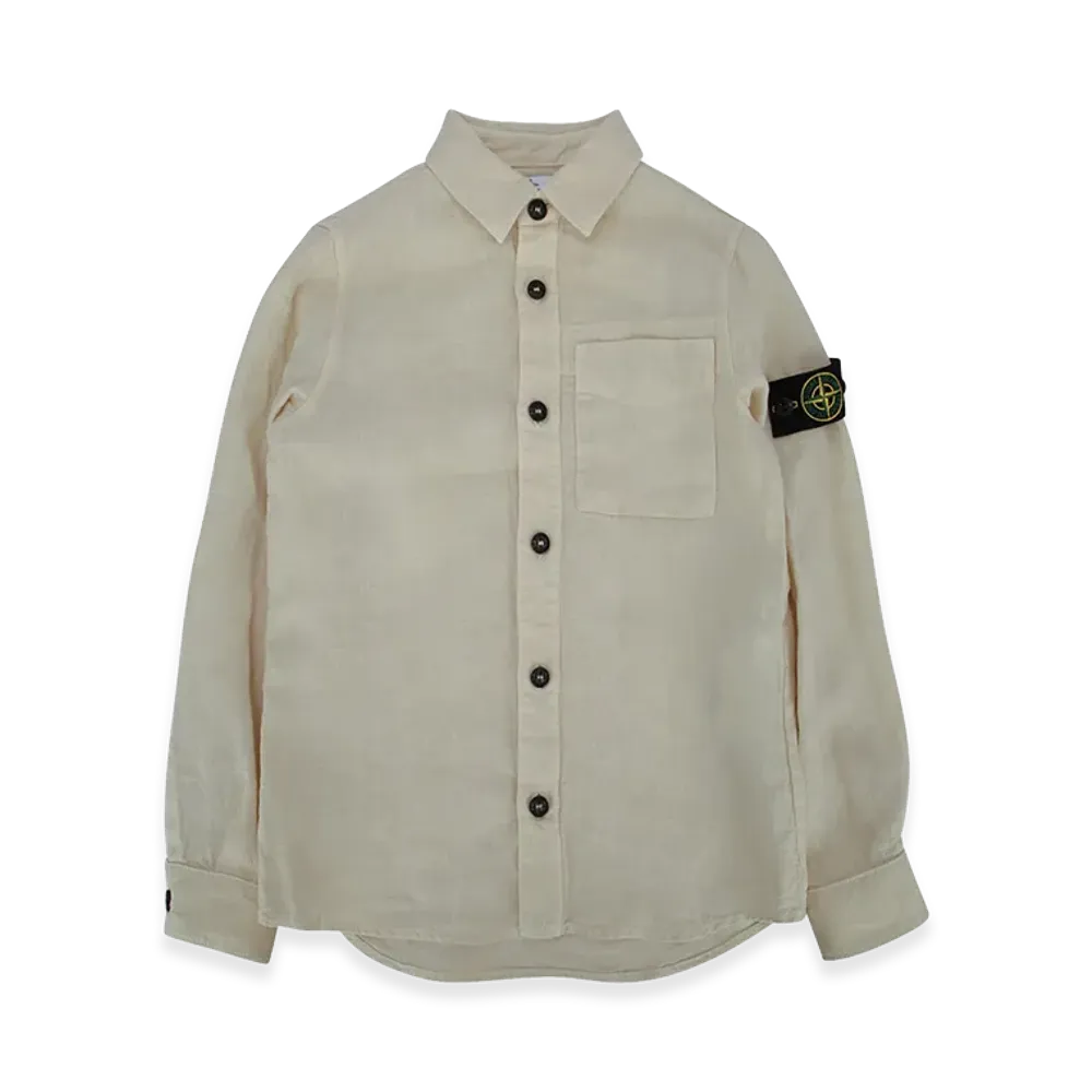 Stone Island Kids Shirts "Beige"