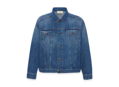 The Row Seb Cotton Jacket "Washed Blue"