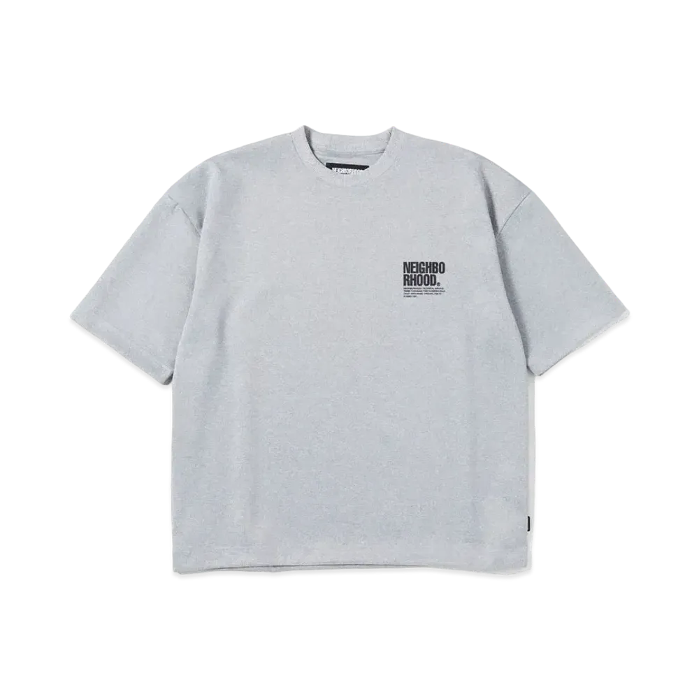 NEIGHBORHOOD JERSEY / E-CREW . SS "Gray"