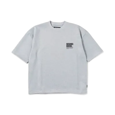 NEIGHBORHOOD JERSEY / E-CREW . SS "Gray"