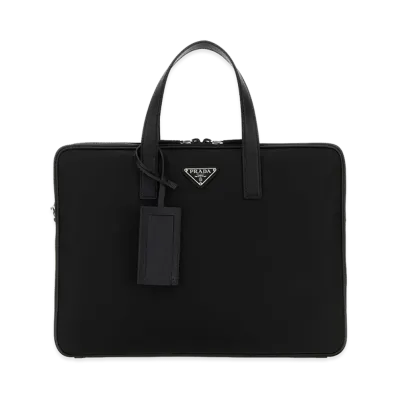 PRADA Nylon Brief Case "Black"