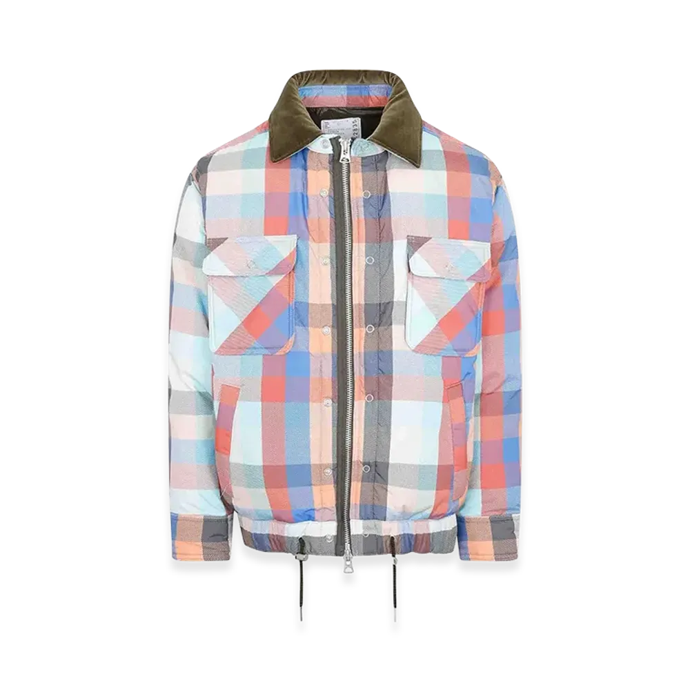 sacai Plaid Padded Blouson "Multi"