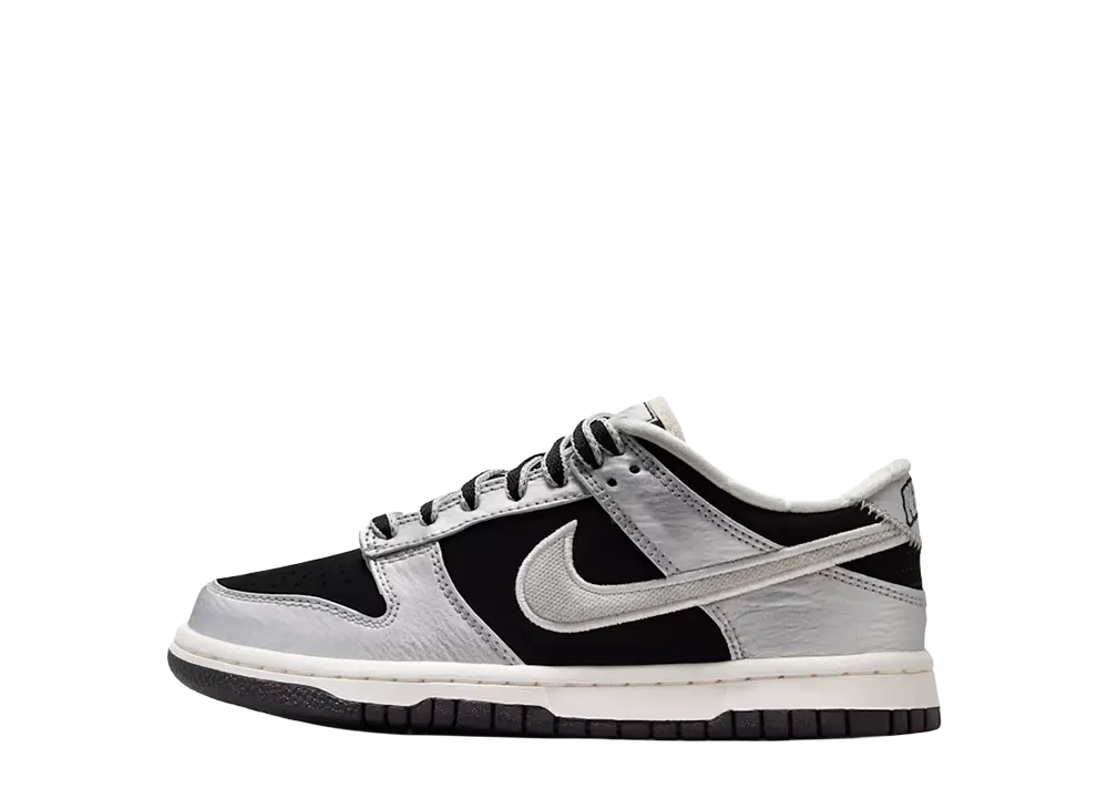Nike GS Dunk Low LV8 "Metallic Silver/Black"