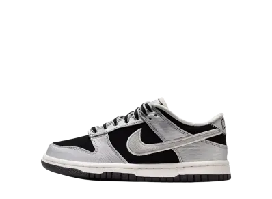 Nike GS Dunk Low LV8 "Metallic Silver/Black"
