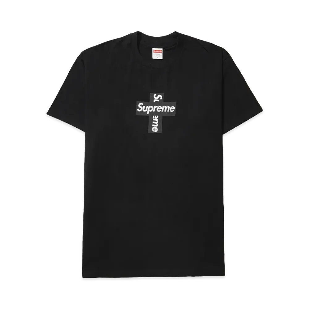 Supreme Cross Box Logo Tee "Black"