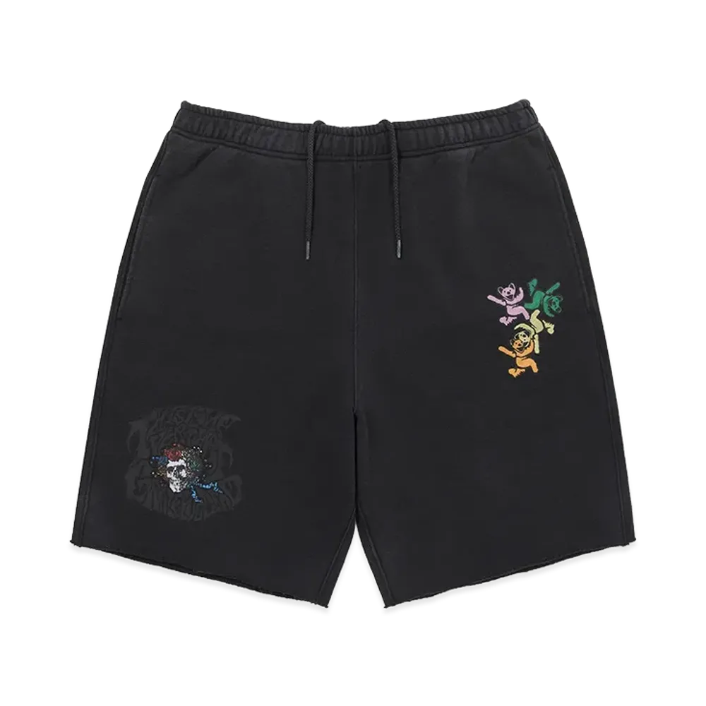 thisisneverthat x Grateful Dead Ol' Dancing Bears Washed Sweat Short "Off Black"
