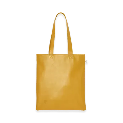 ZARA x Bad Bunny Benito Antonio Leather Tote Bag "Yellow"