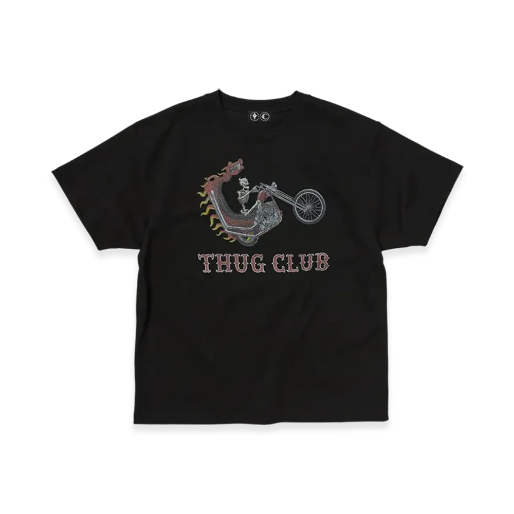 THUG CLUB Dragon Chopper T-Shirt "Black"