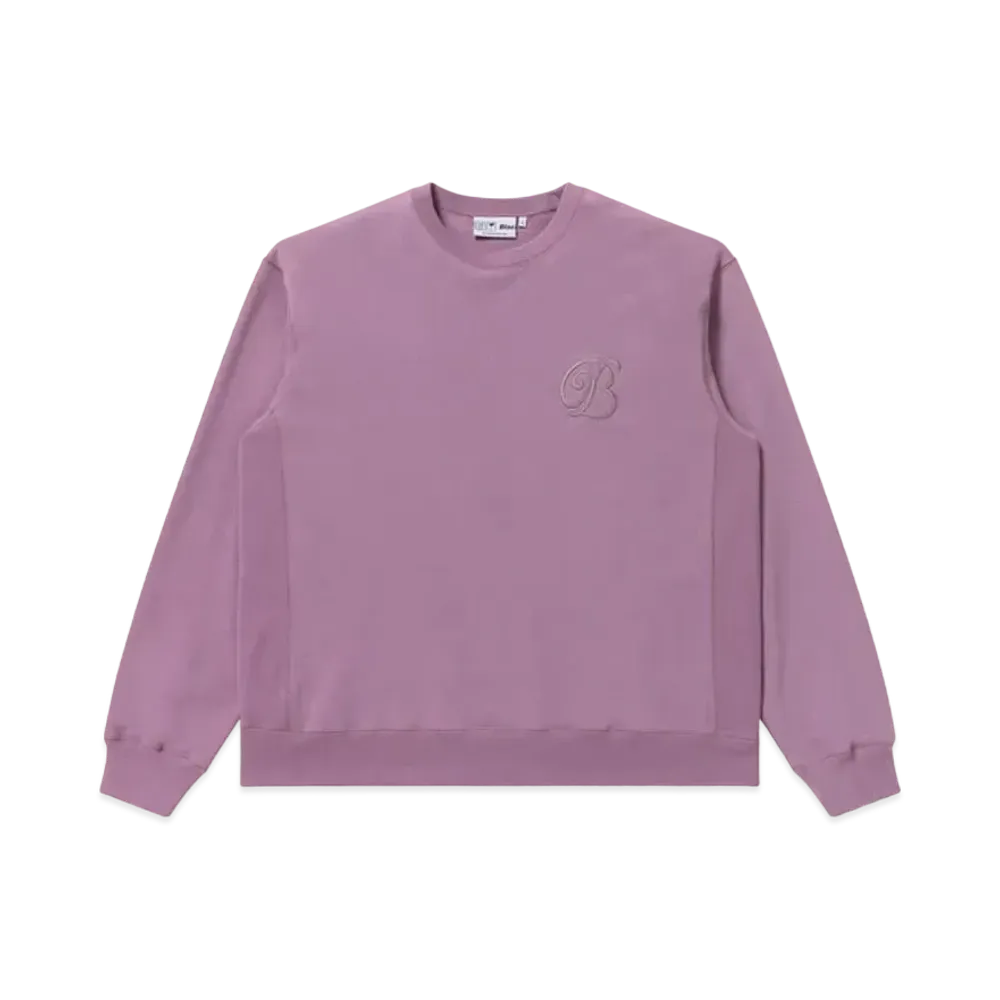 Blackeyepatch B Emblem Crewsweat "Mauve"