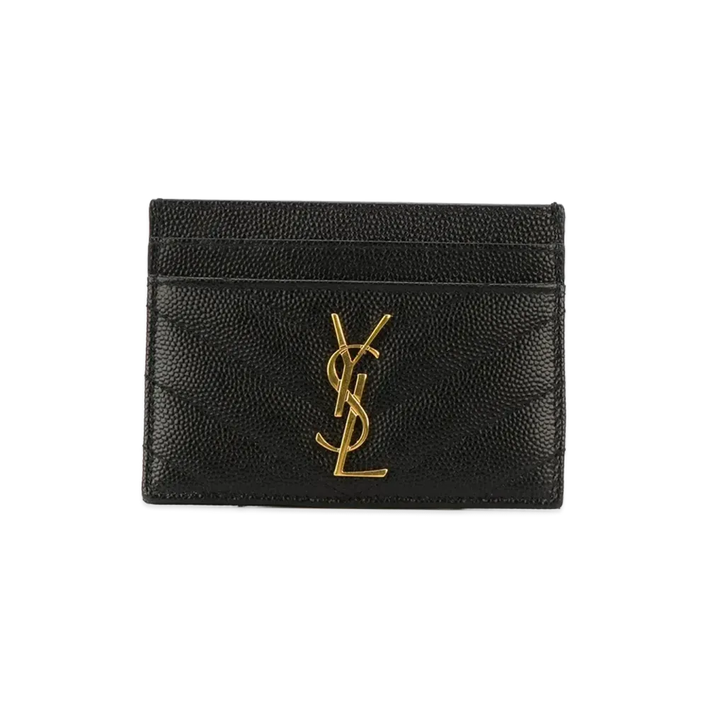 Saint Laurent Women's 'Monogram' Card Holder "Black"