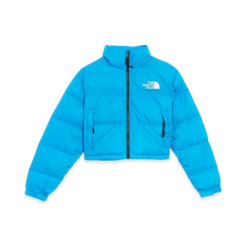 The North Face Women's Nuptse Short Jacket "Acoustic Blue"