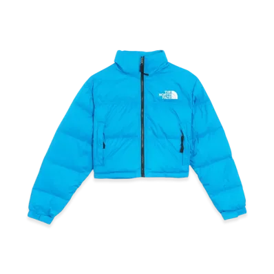 The North Face Women's Nuptse Short Jacket "Acoustic Blue"