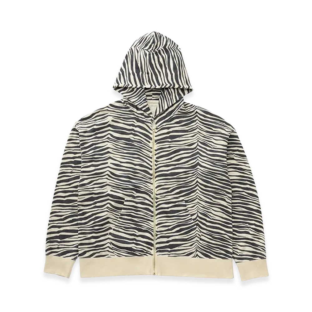 visvim Jumbo SB Hoodie F.Z. Quagga "LT.Yellow"