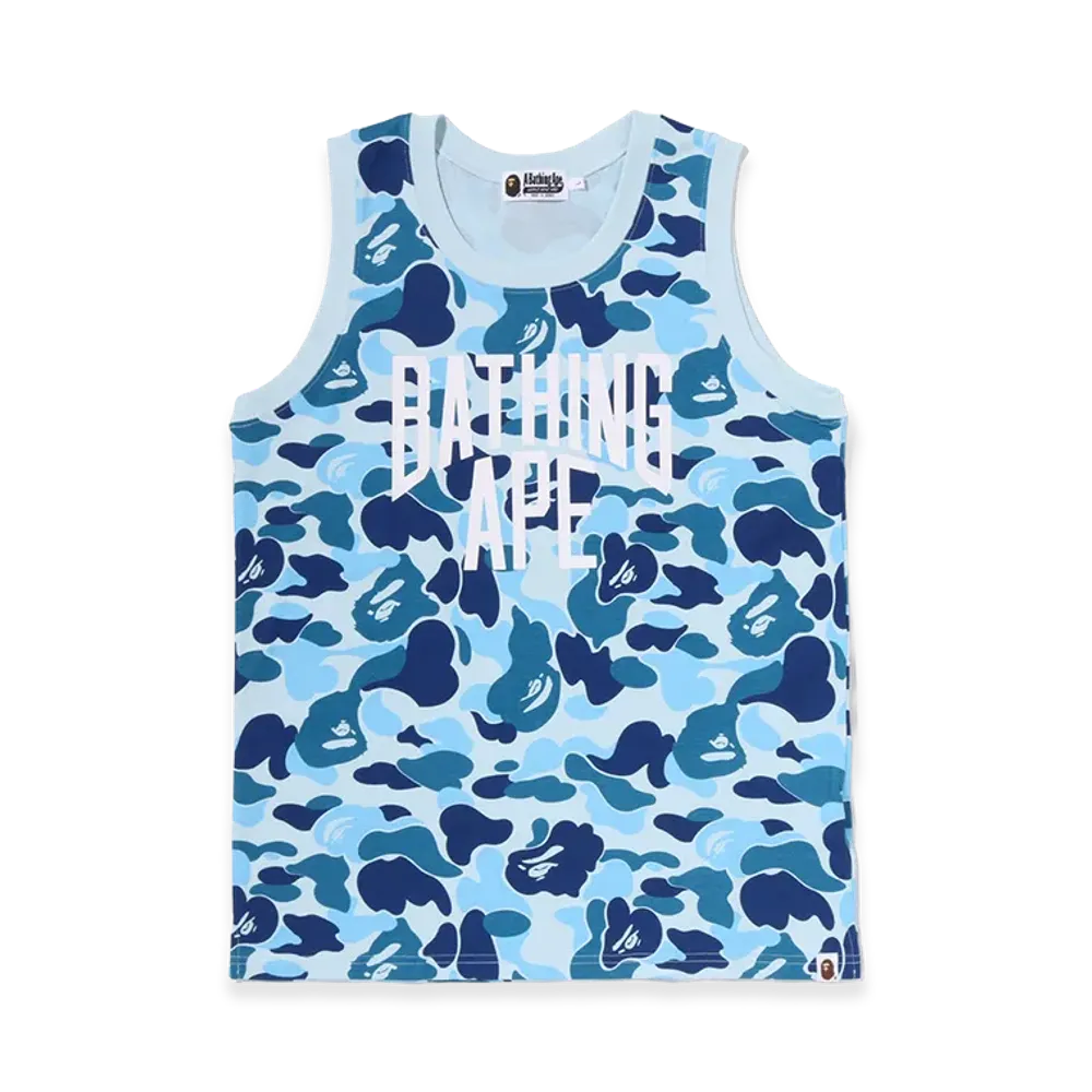 A BATHING APE ABC Camo Tank Top "Blue"