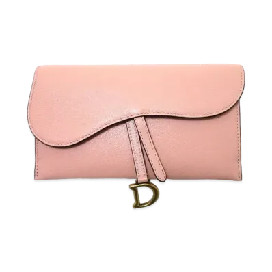 Dior Saddle Long Wallet "Pink"