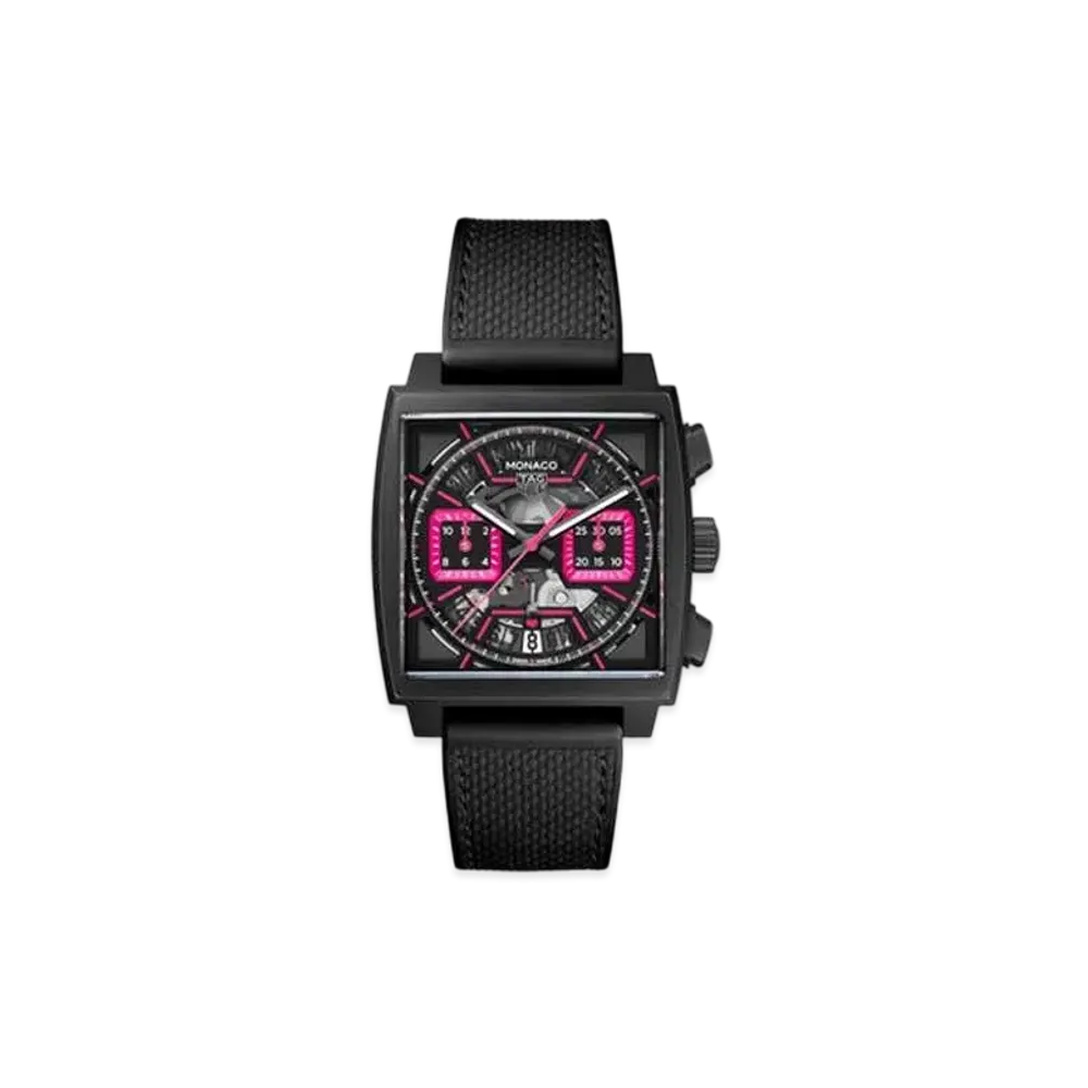 TAG Heuer Monaco Chronograph "Pink/Black" CBL218B.FT6236