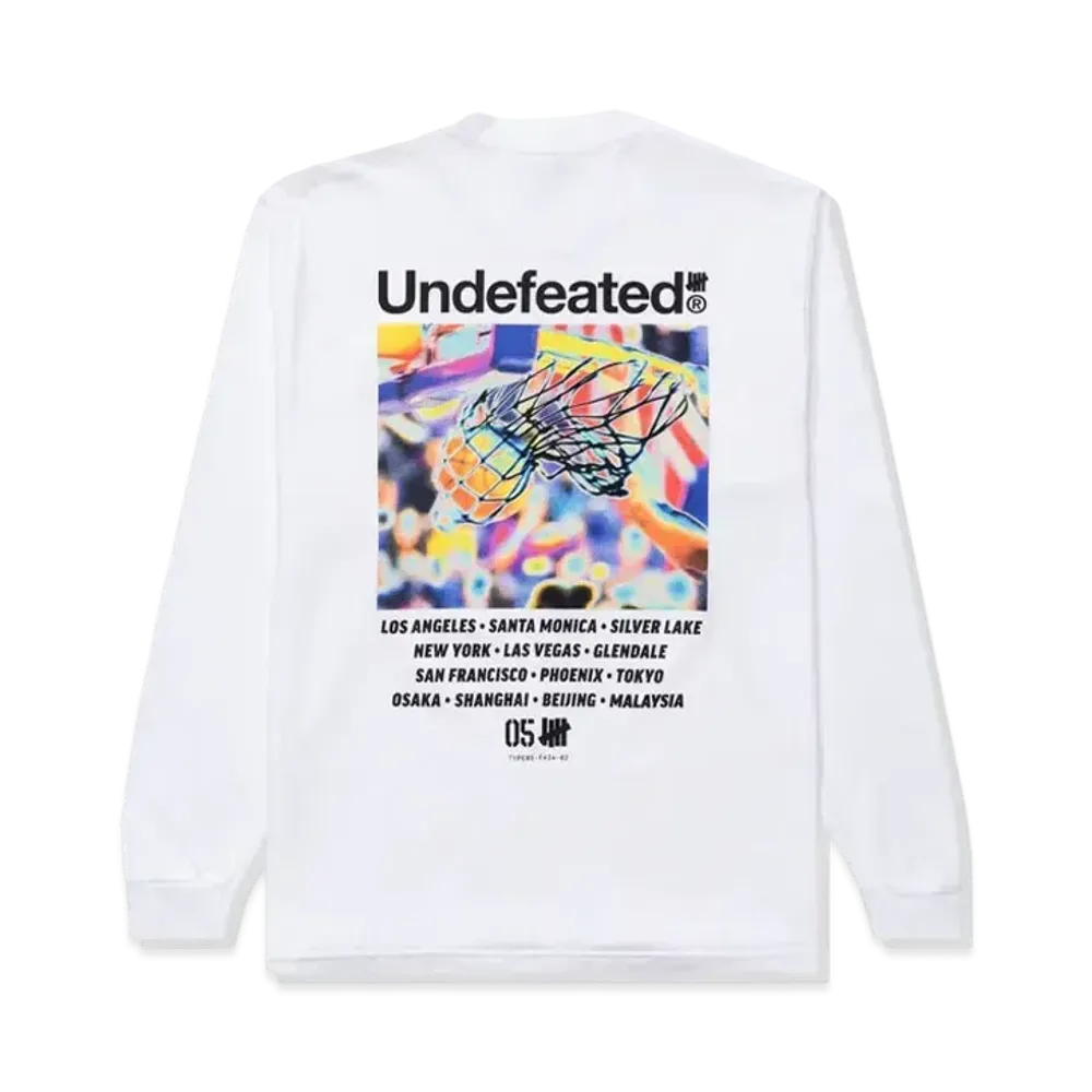 UNDEFEATED Spectrum L/S Tee "White"