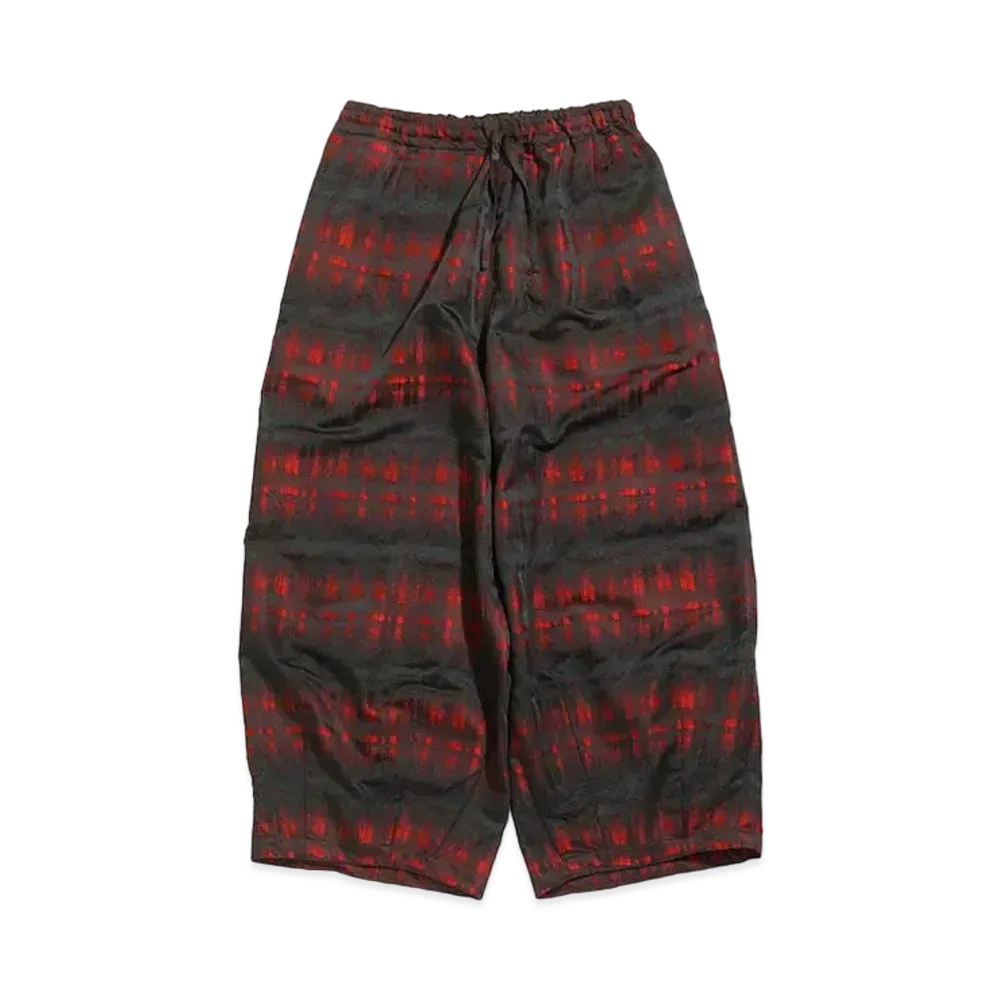 Needles H.D.P. PANT - PE/W OMBRE PLAID JQ. "Red"