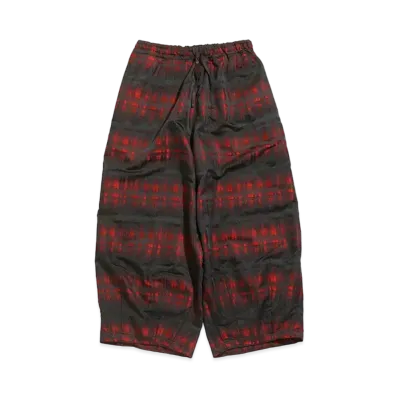 Needles H.D.P. PANT - PE/W OMBRE PLAID JQ. "Red"