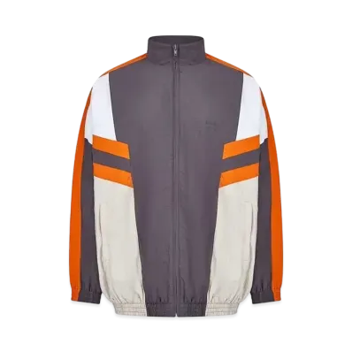 MARTINE ROSE Panelled Track Jacket "Grey Multi"