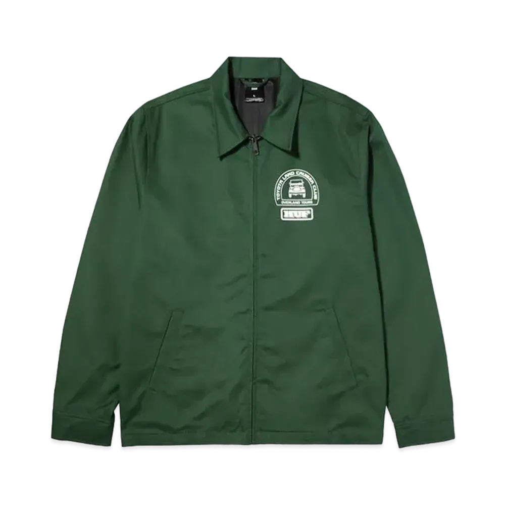 HUF x TOYOTA LAND CRUISER Parts & Service Jacket "Forest Green"