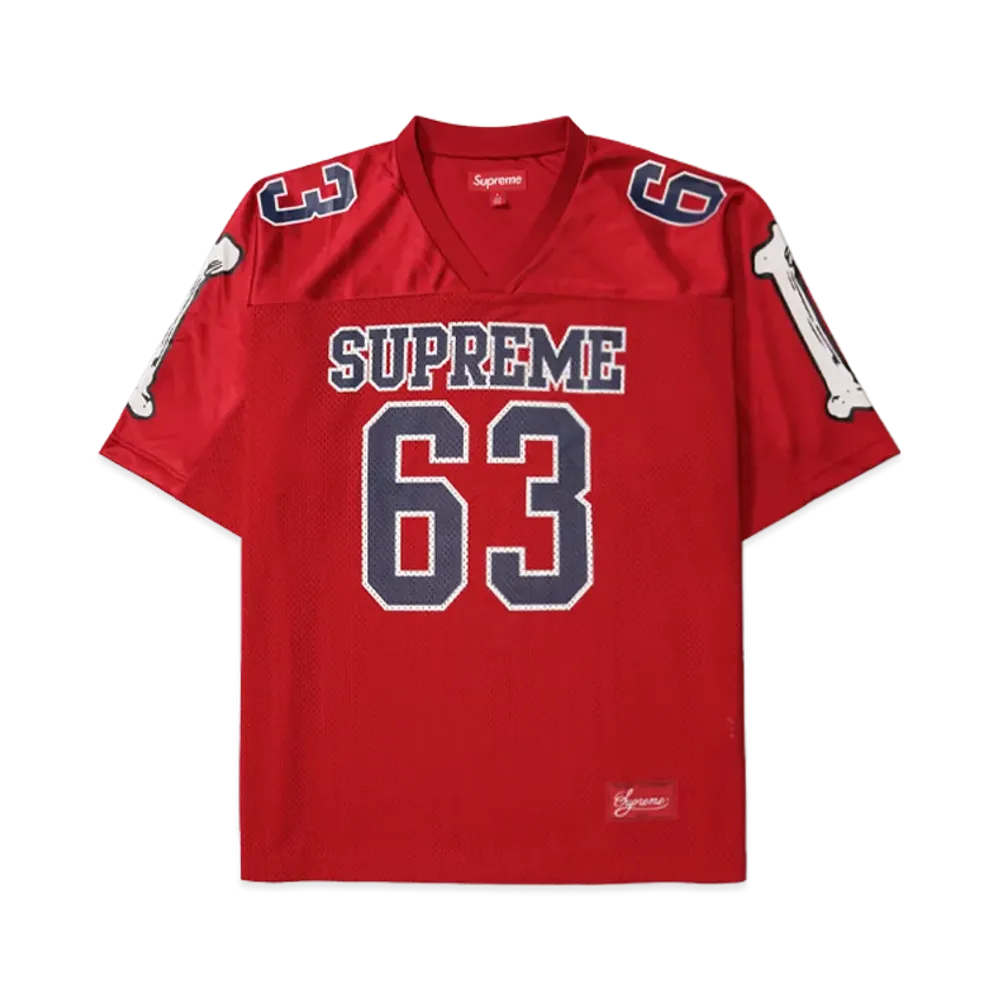 Supreme Bones Football Jersey "Red"