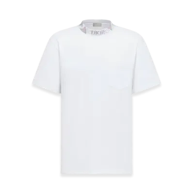 Dior and Duncan Grant and Charleston Relaxed Fit Cotton Jersey T-Shirt "White"